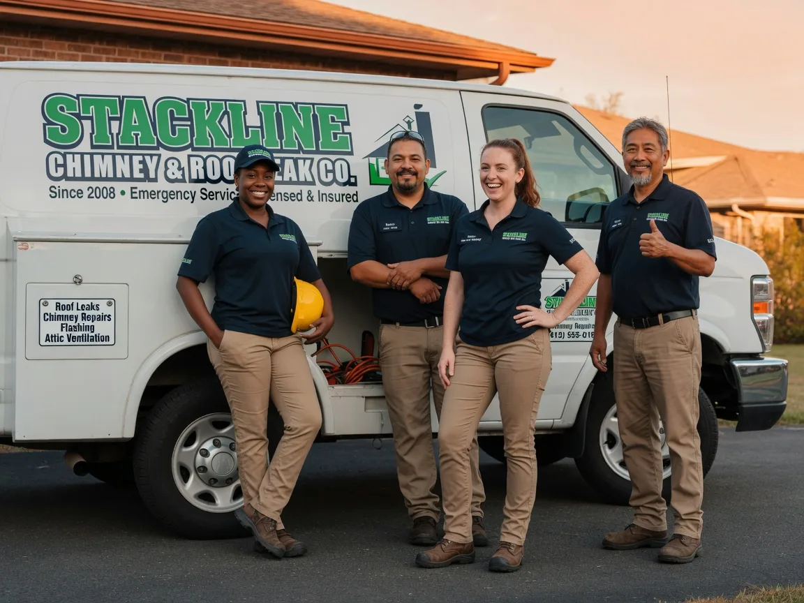 Chimney flashing repair company in Pennington, TX